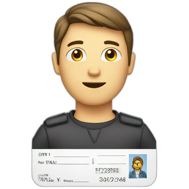 driving license emoji