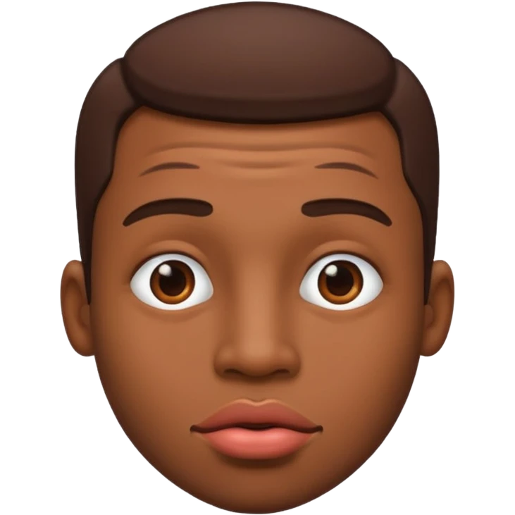 Guy with big lips emoji