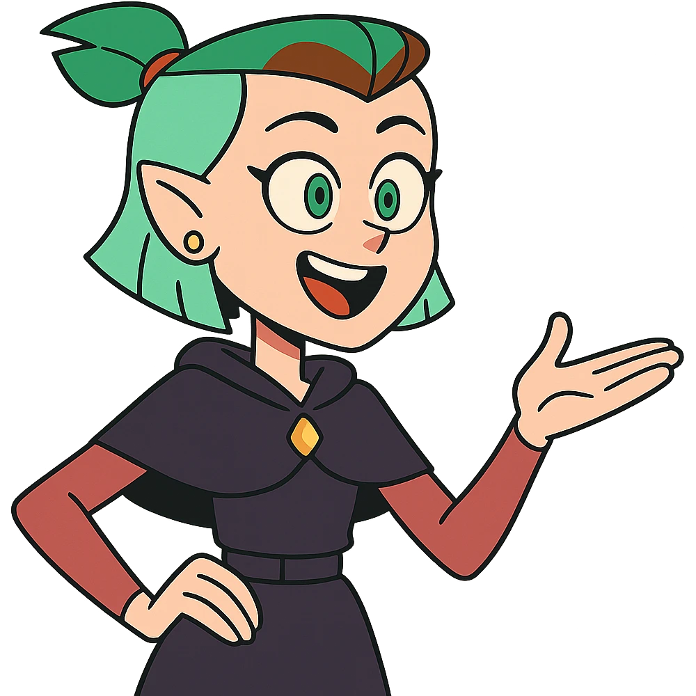 Amity Blight from The Owl House emoji