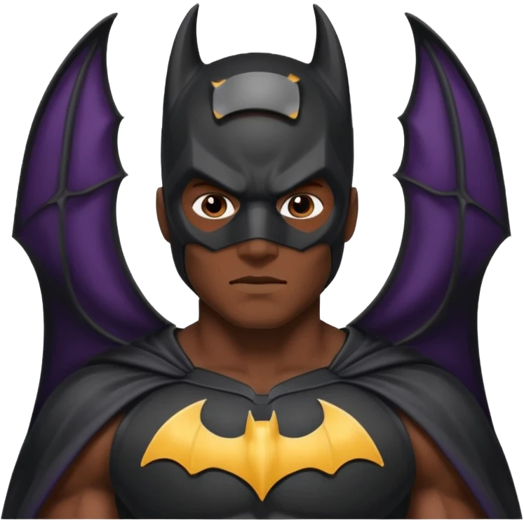 Bat man emoji