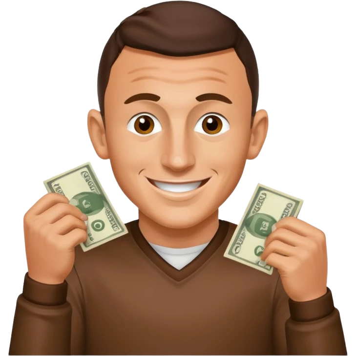 Johnny Manziel doing his money celebration  emoji