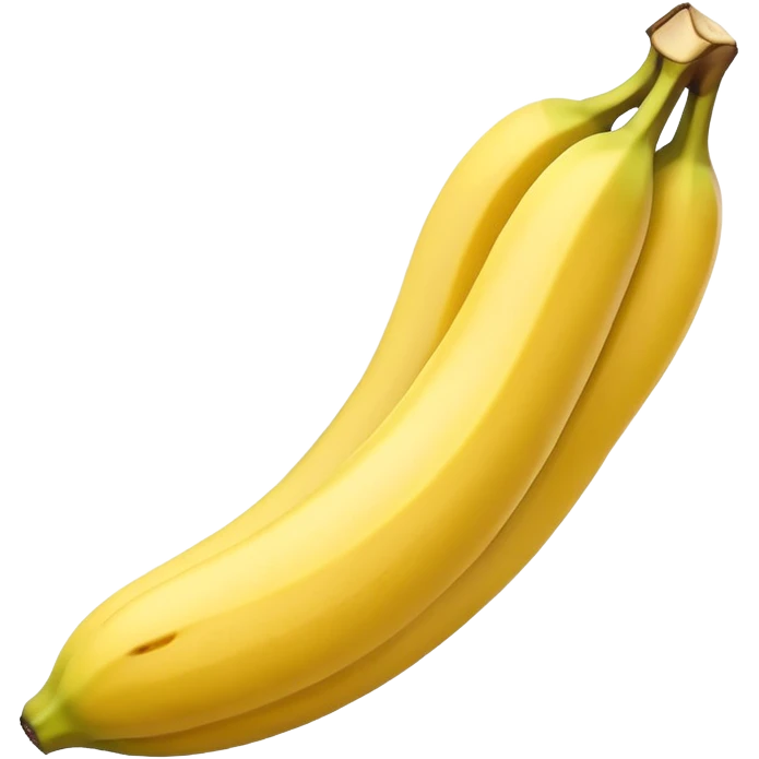 очищенный банан emoji