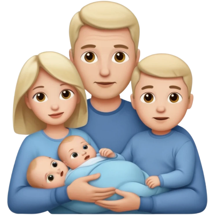 Mom dad and baby emoji