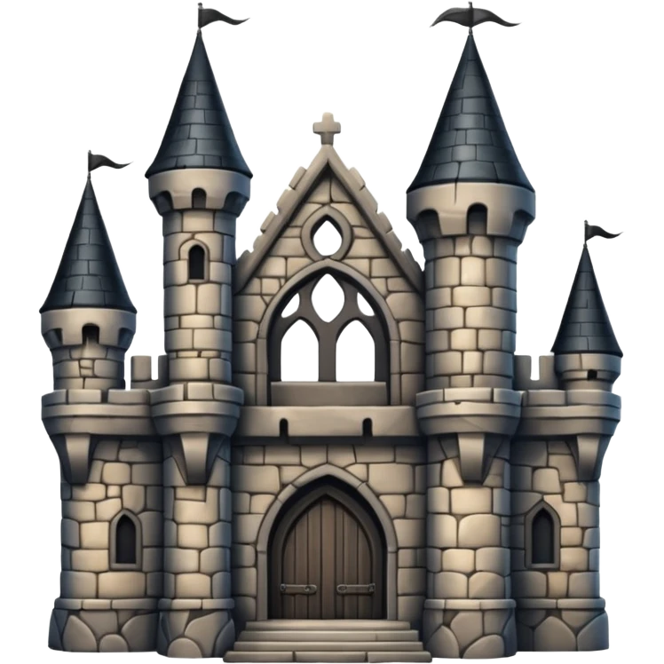 old castle emoji