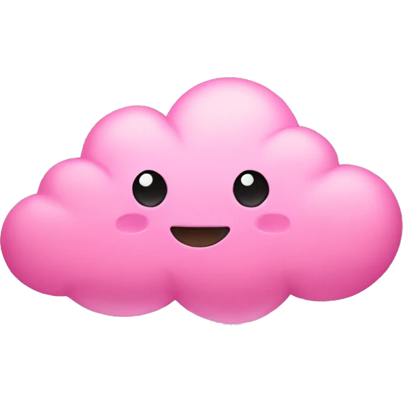 Pink cloud  emoji