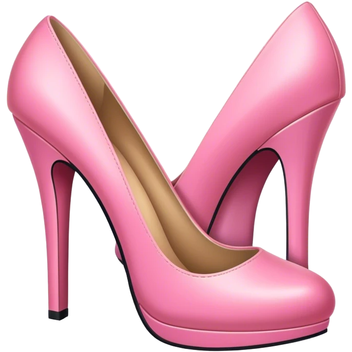 Pink high heel emoji