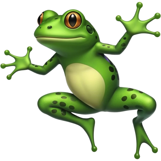 frog jumping emoji