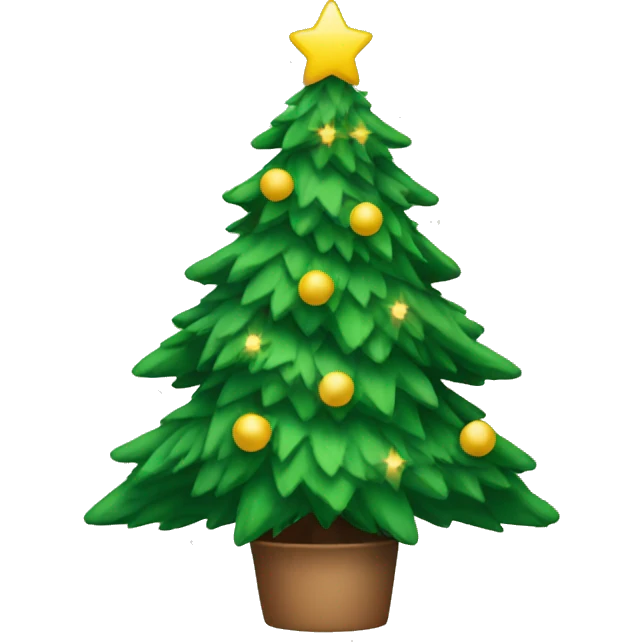 Christmas tree emoji