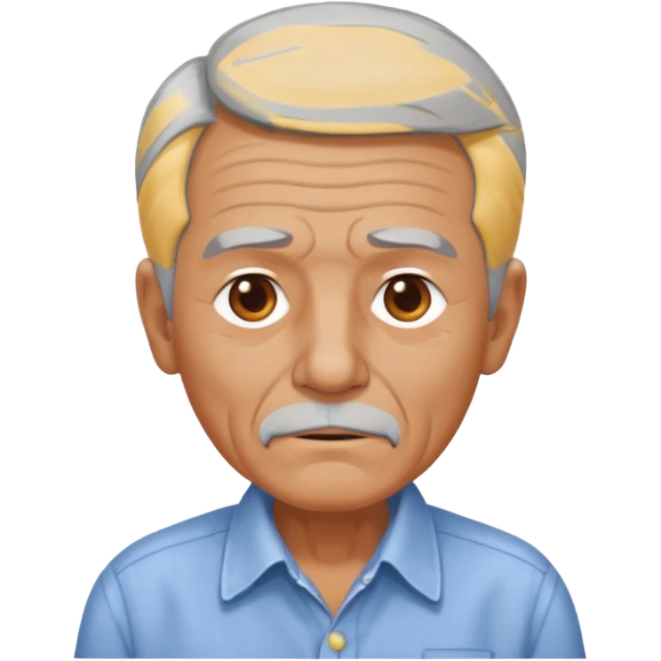 WELL BUILD OLD MAN WITH RIB PAIN emoji