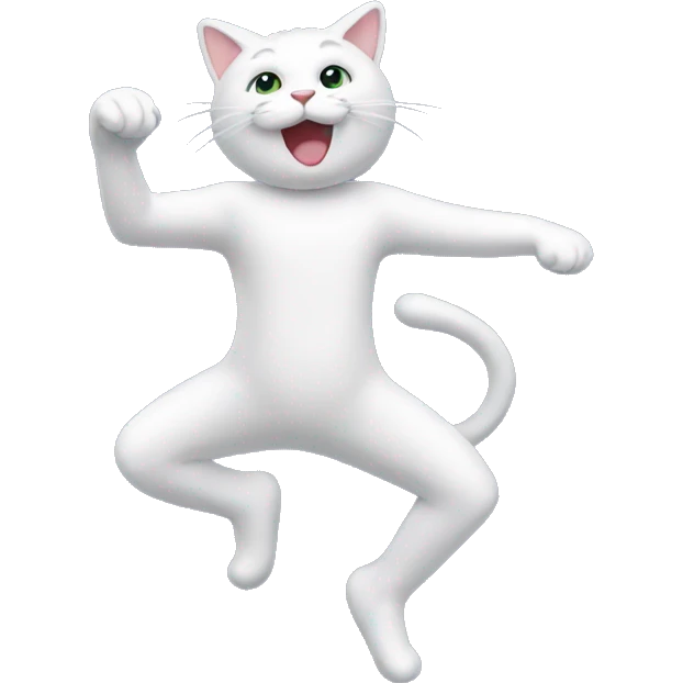 Un chat qui danse emoji