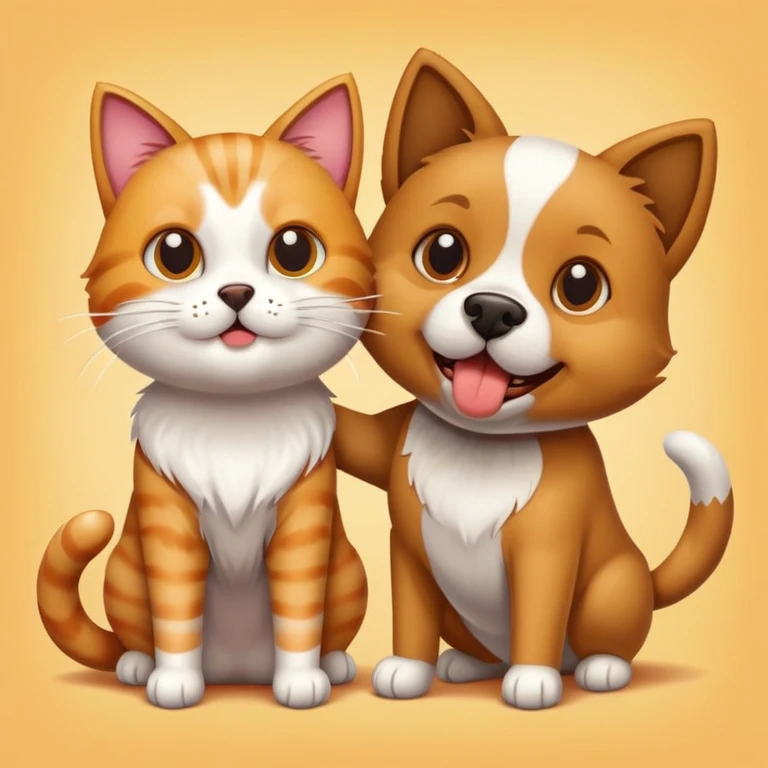 cat with dog emoji