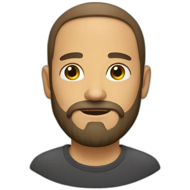 Man with beard emoji