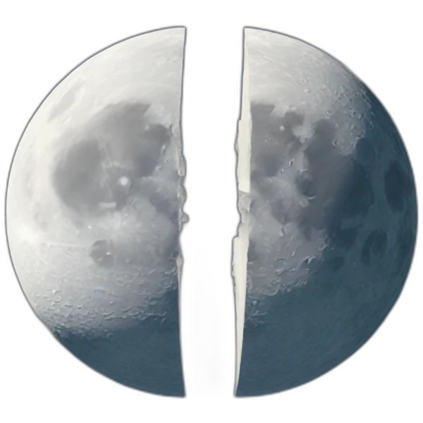 double half moon emoji