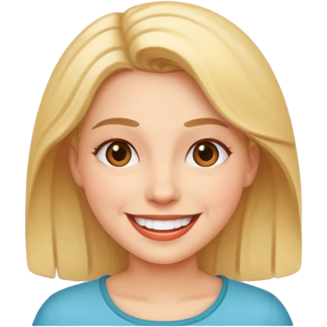 Woman who's really happy emoji