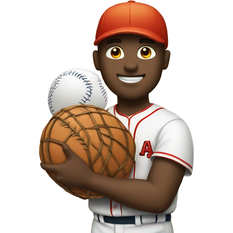Baseball with basket ball seems  emoji