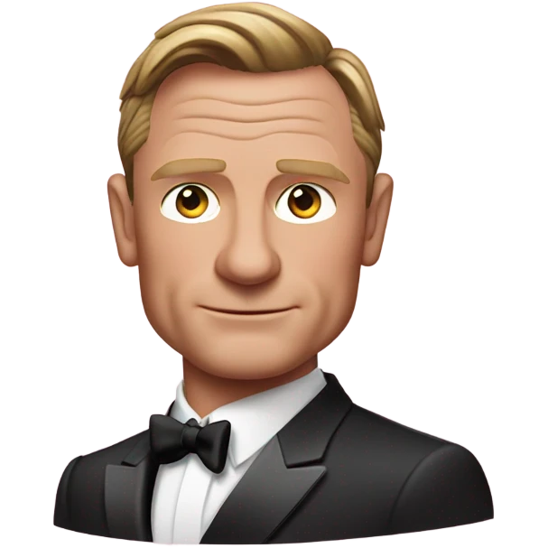 Daniel Kraig james bond in pink suit emoji