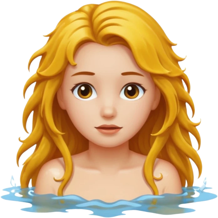 Underwater girl emoji