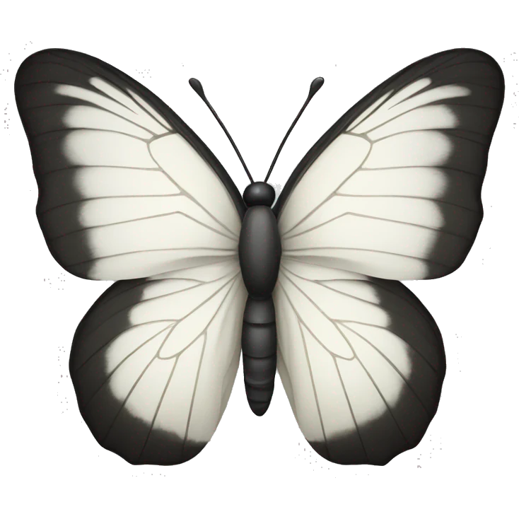 white butterfly  emoji