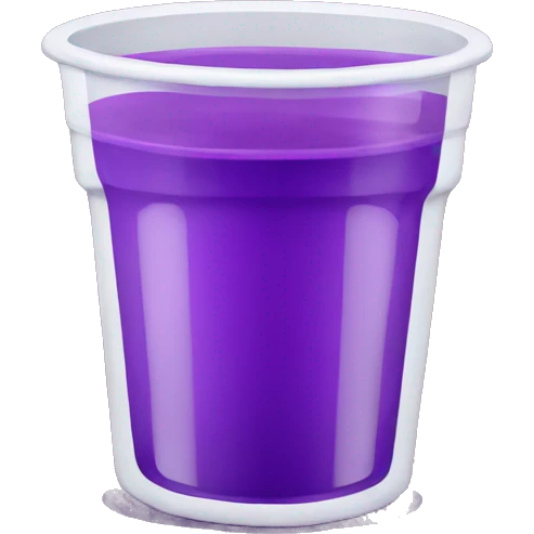purple juice in a double cup emoji