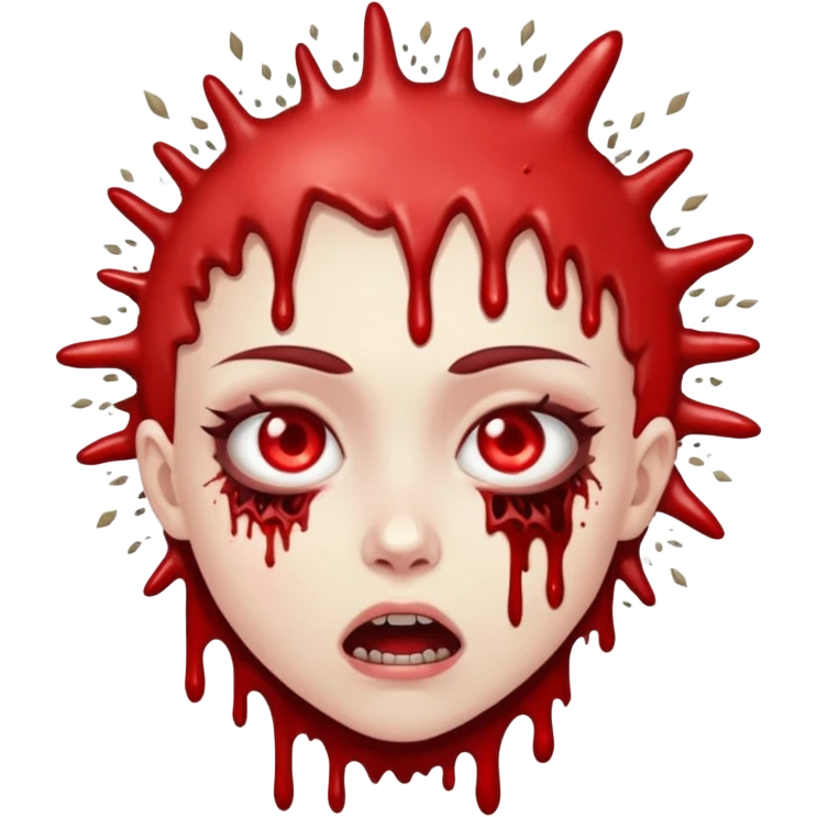 Lebka 💀 vybuchující hlavy emoji