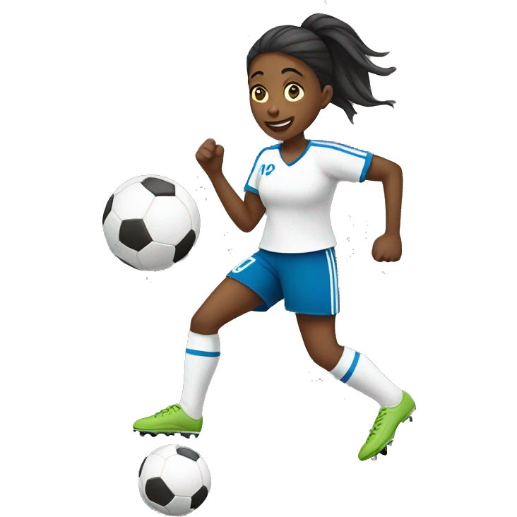 woman playing soccer  emoji