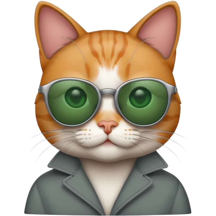 Cat wearing sunglasses emoji