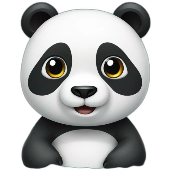 Panda water emoji