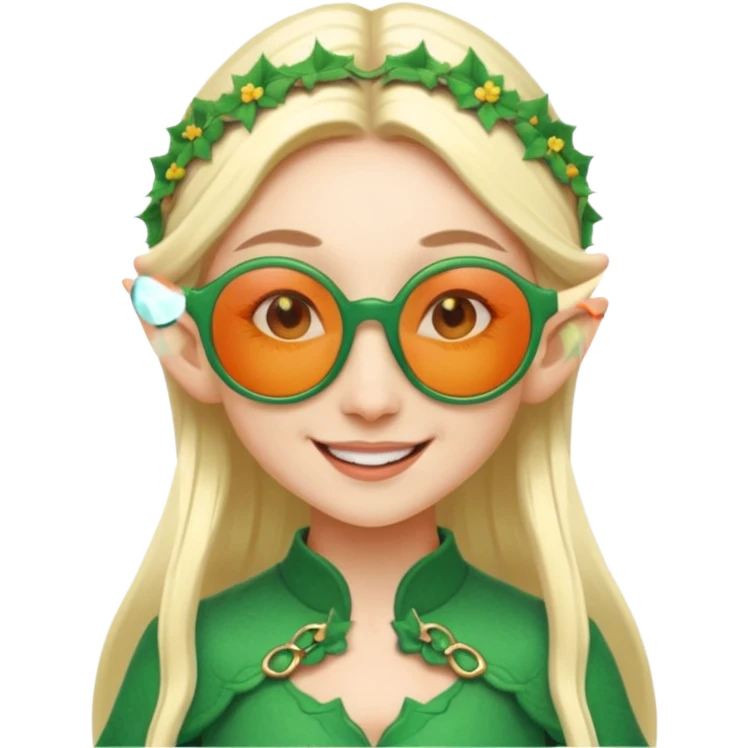 elf female legolas terminator summer wibe sunglasses emoji