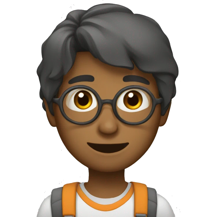 девочка в школе кушает бургеры emoji