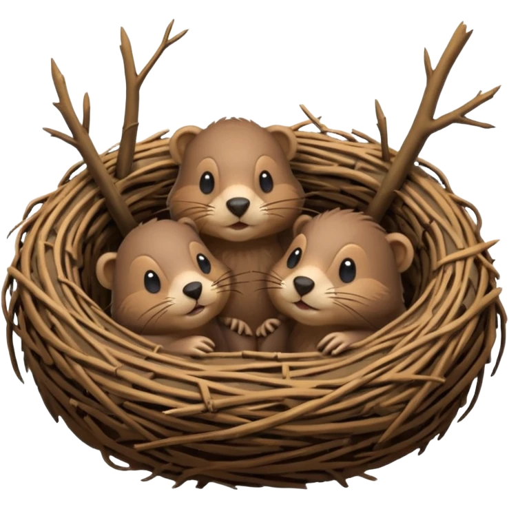 beaver nest emoji