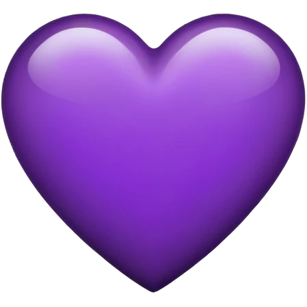 dark purple heart emoji