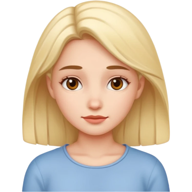 female character with sensitive skin emoji
