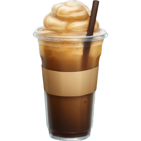 Iced coffee emoji