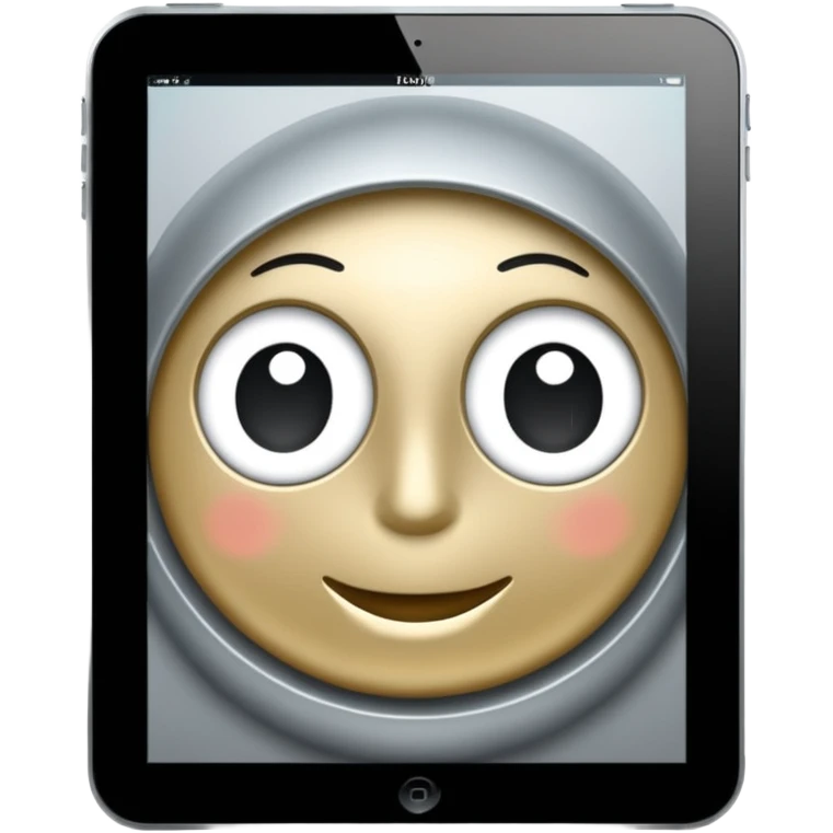 ipad no FACE emoji
