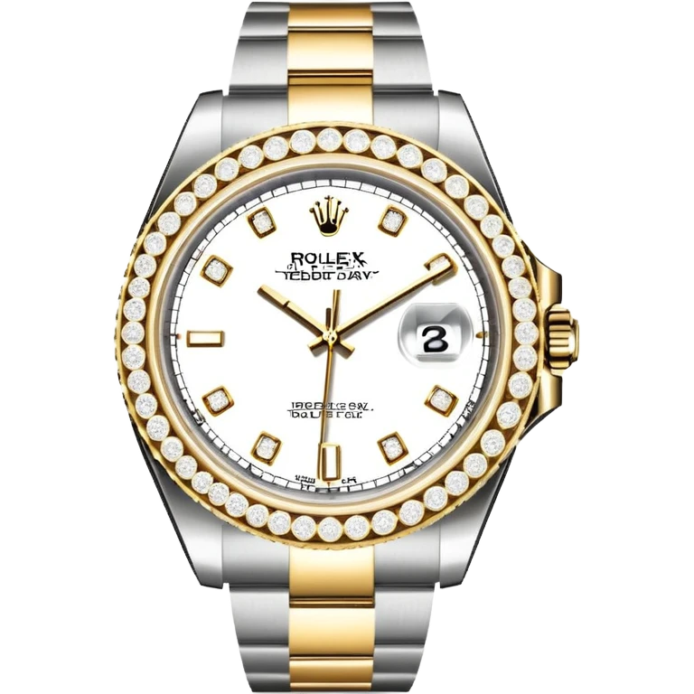 Rolex day iced out emoji