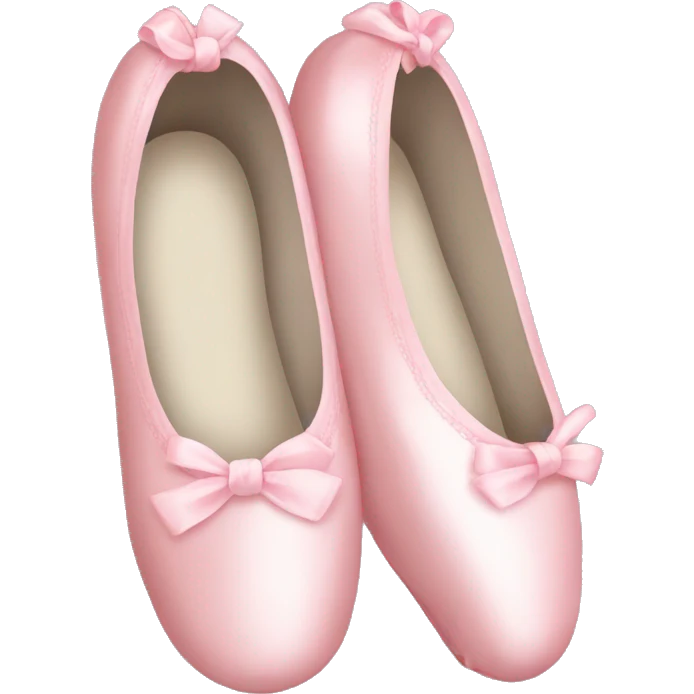 Light pink ballet slippers emoji