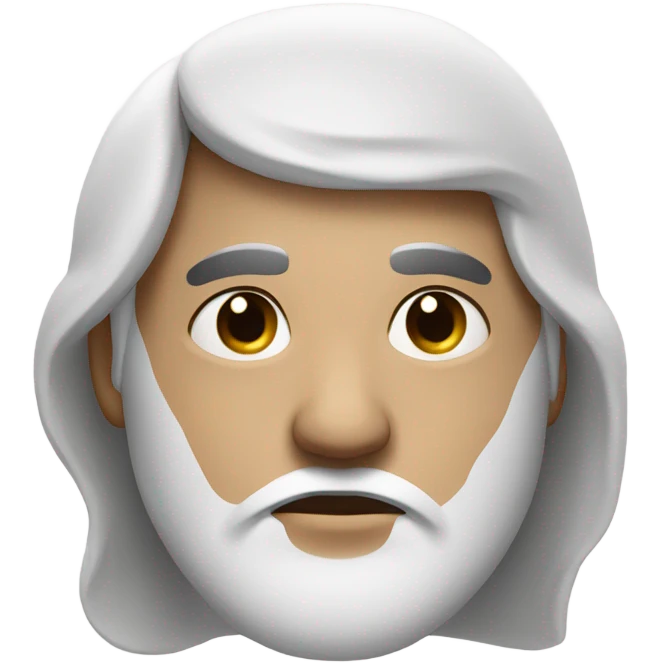 Shepherd half tri face half white face white with black spot over one eye emoji