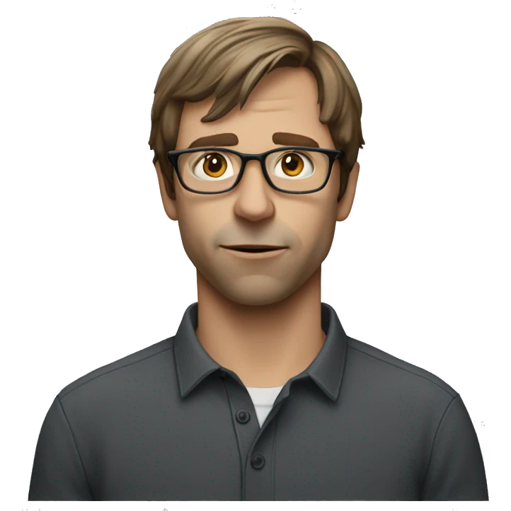 Sean Baker director no glasses emoji