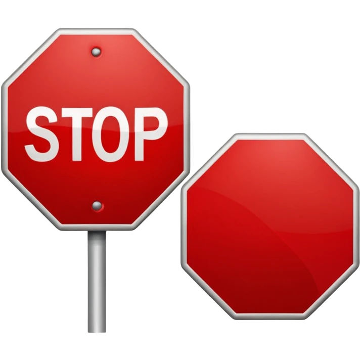 stop symbol emoji
