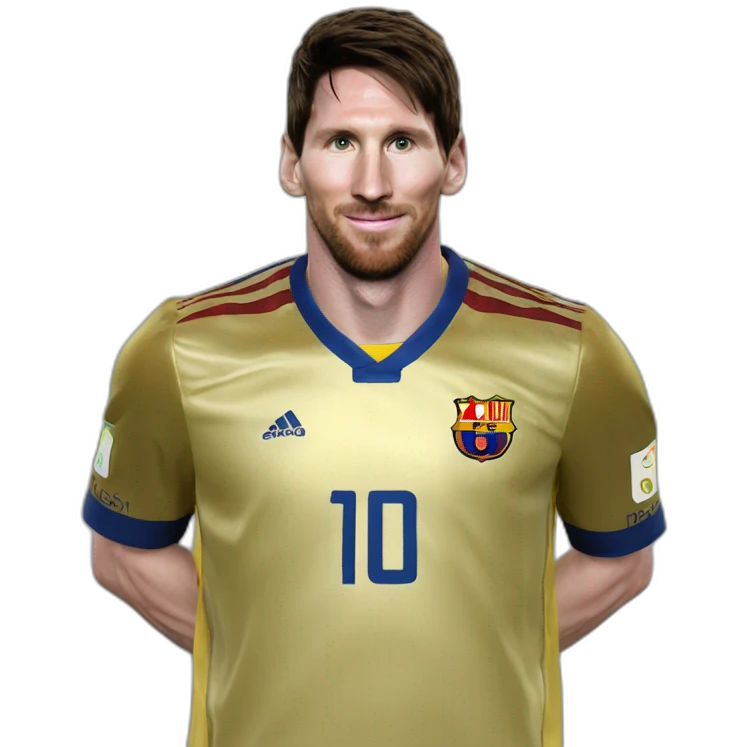 Messi 8 ballon d'or emoji
