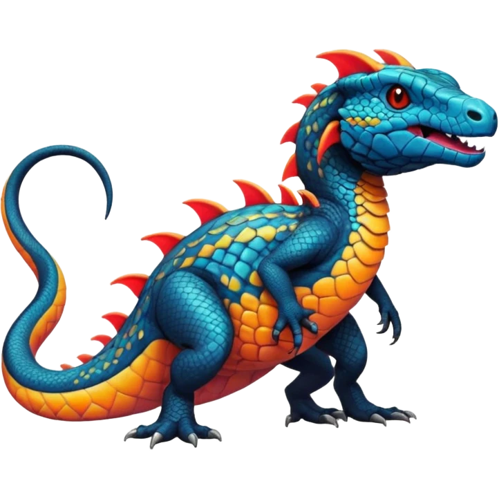 Trick-Salandit-Fakémon-hybrid-creature (full body)  emoji