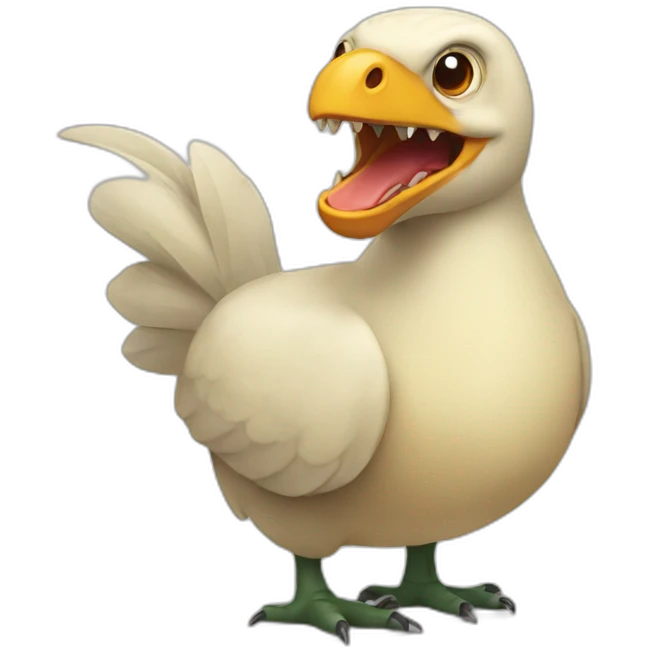 poule dinosaure emoji