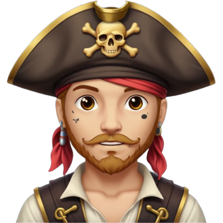 a pirate ai glow emoji