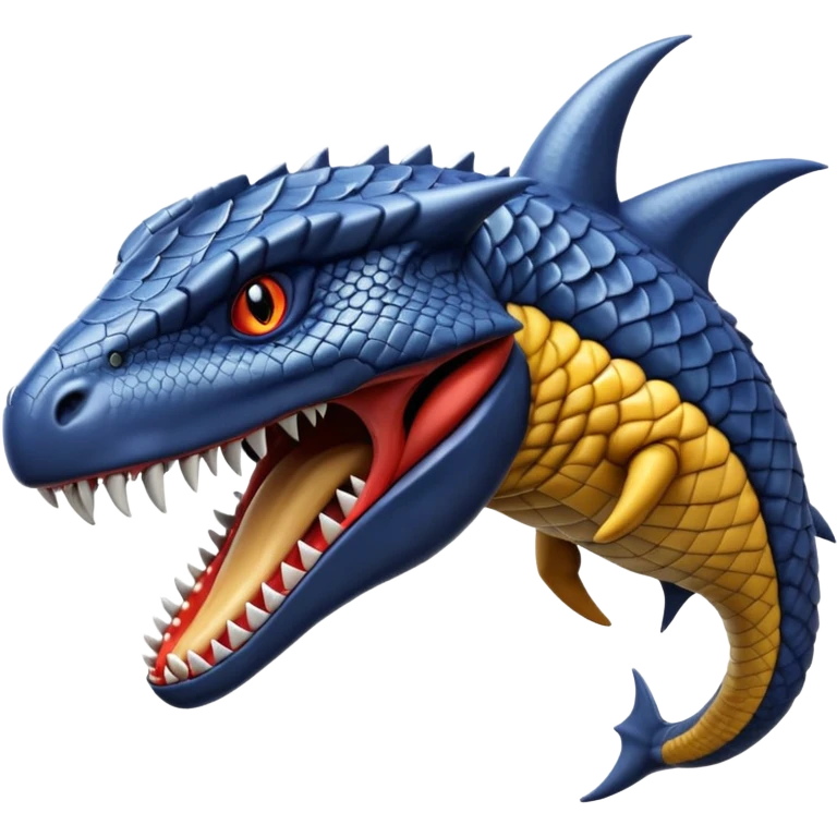 Hyperrealistic Garchomp  emoji