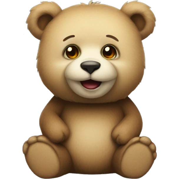 Un petit ours emoji