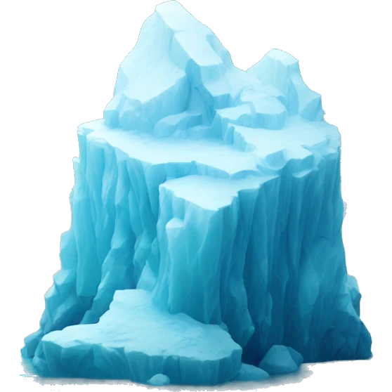 iceberg underwater emoji