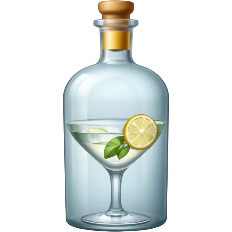 bottle of gin emoji