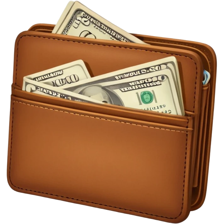 wallet with a lot of money in it emoji