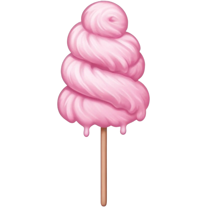 cotton candy on a stick emoji