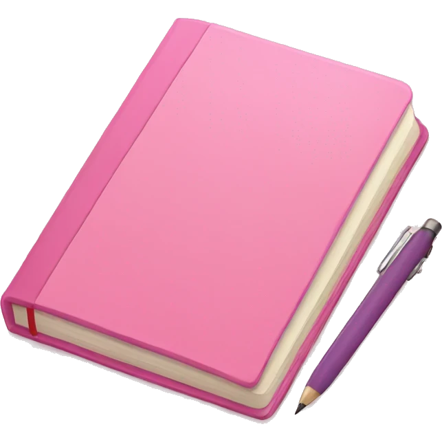 Pink Notebook  emoji